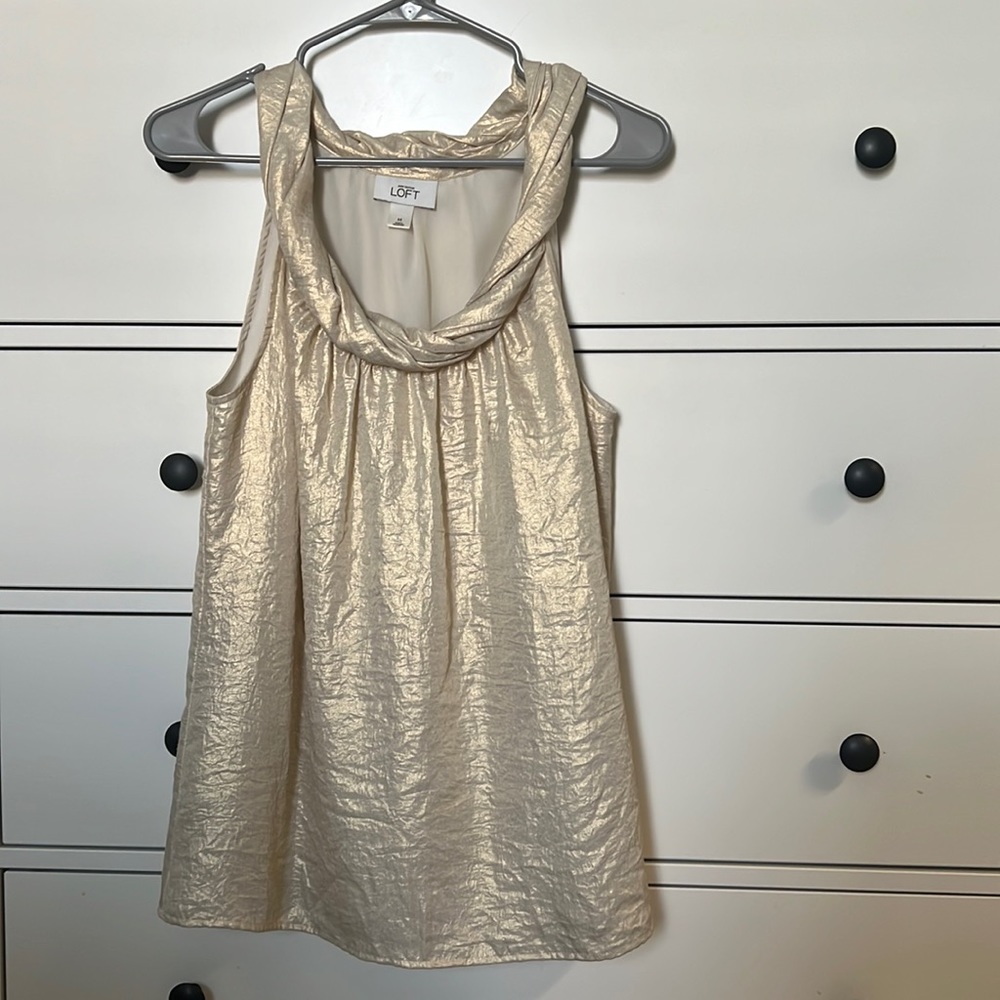 Loft Gold Tank Top